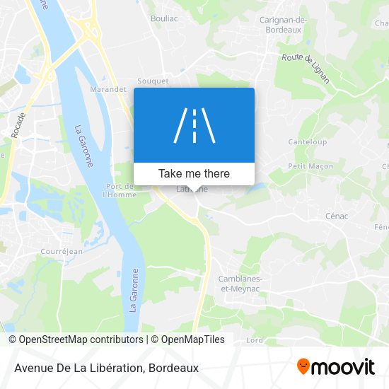 Avenue De La Libération map