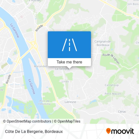 Côte De La Bergerie map