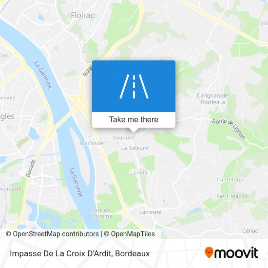 Impasse De La Croix D'Ardit map
