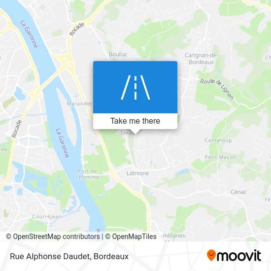 Rue Alphonse Daudet map