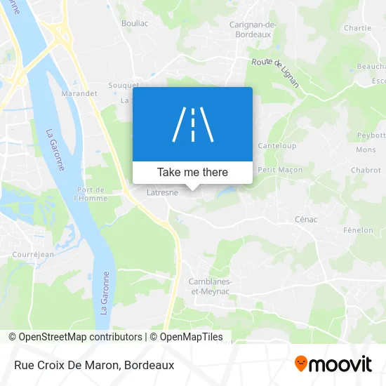 Rue Croix De Maron map