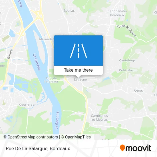 Rue De La Salargue map