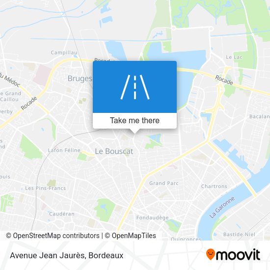 Avenue Jean Jaurès map