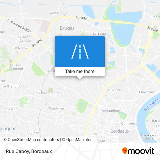 Rue Caboy map
