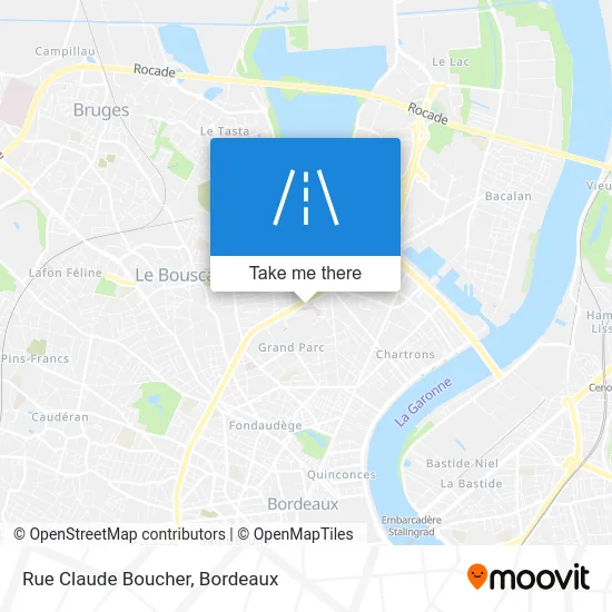 Rue Claude Boucher map