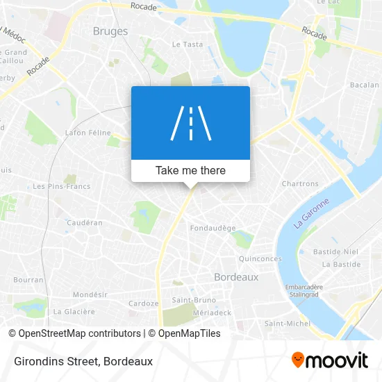 Rue Des Girondins map