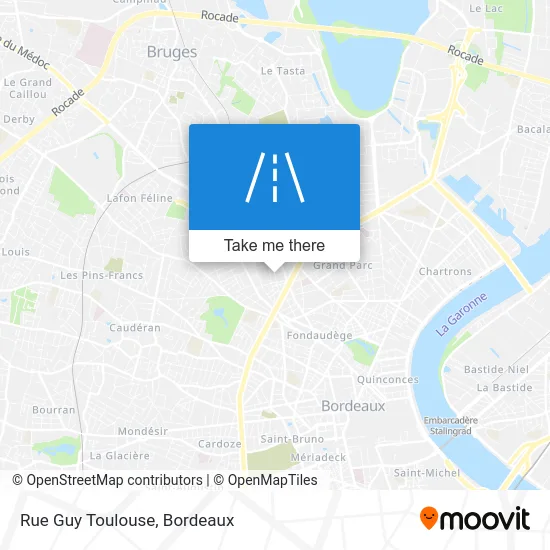 Rue Guy Toulouse map
