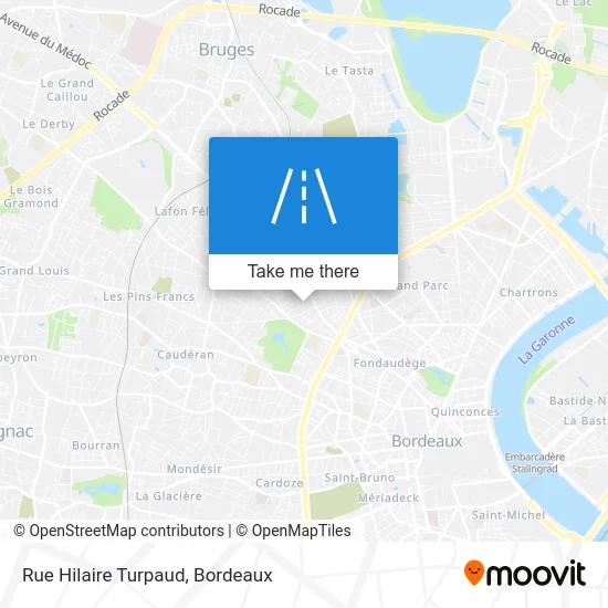 Rue Hilaire Turpaud map