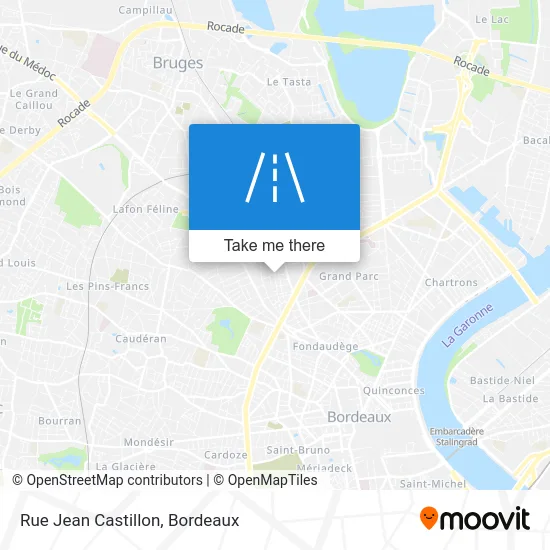 Rue Jean Castillon map