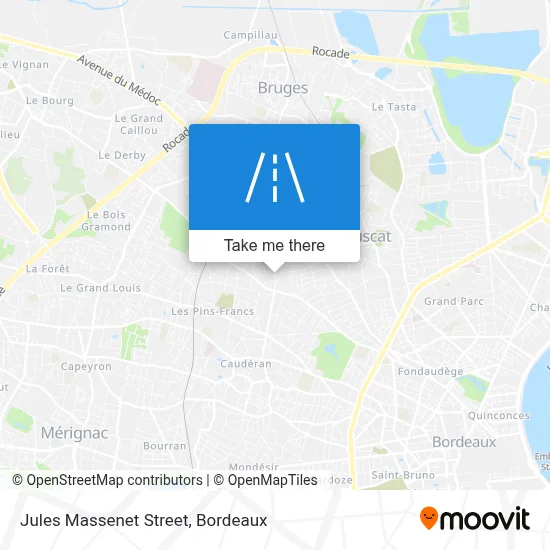 Rue Jules Massenet map