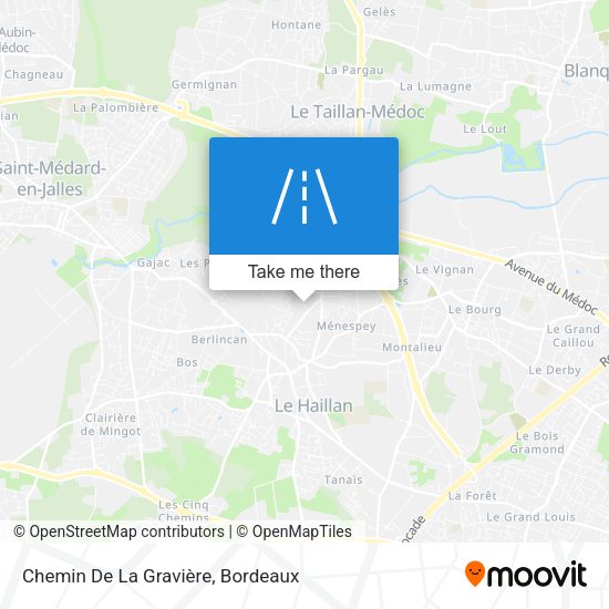 Chemin De La Gravière map
