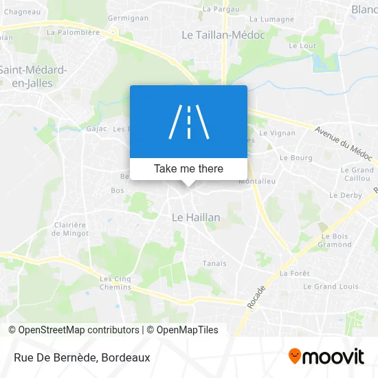 Rue De Bernède map