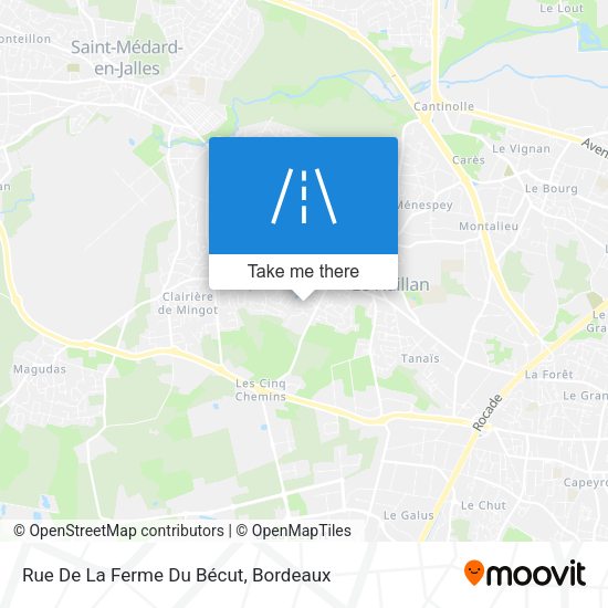 Rue De La Ferme Du Bécut map