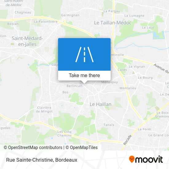 Rue Sainte-Christine map