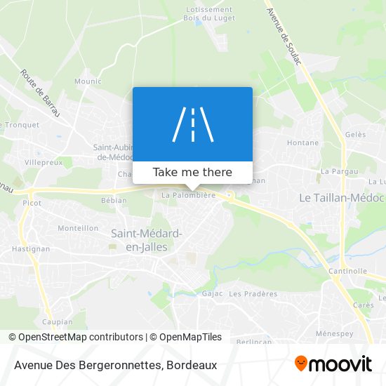 Avenue Des Bergeronnettes map