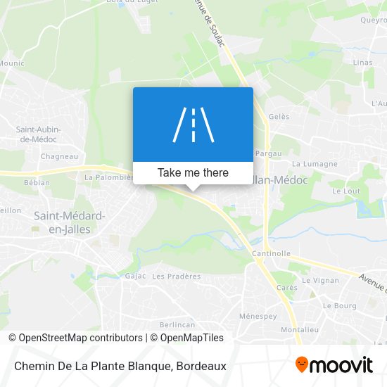 Chemin De La Plante Blanque map