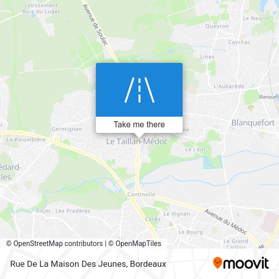 Rue De La Maison Des Jeunes map