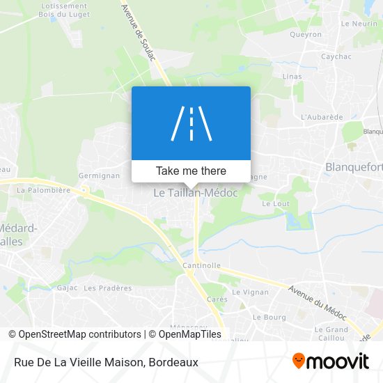Rue De La Vieille Maison map