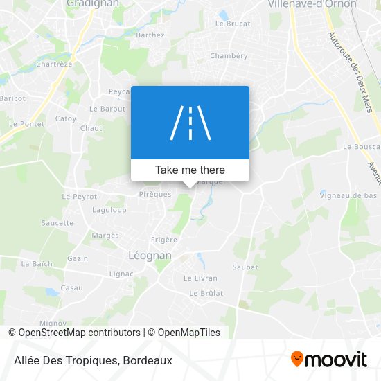 Allée Des Tropiques map