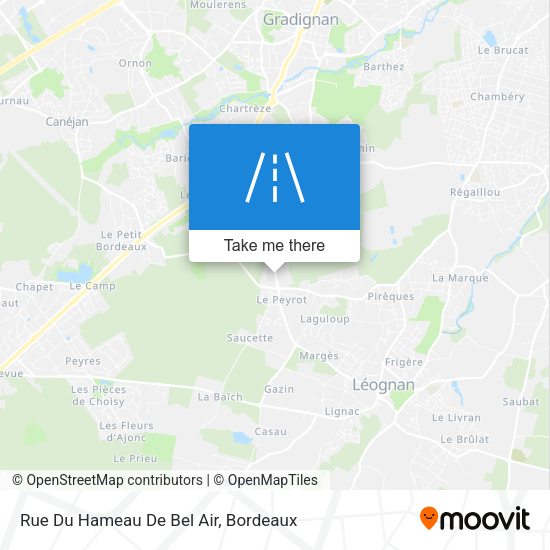 Rue Du Hameau De Bel Air map
