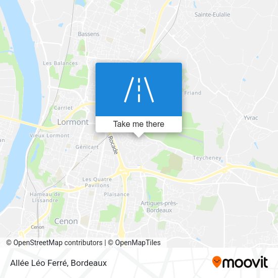 Allée Léo Ferré map