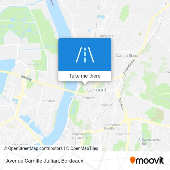 Avenue Camille Jullian map