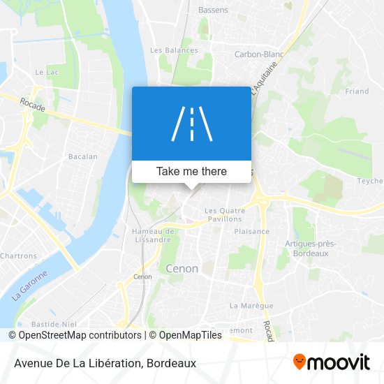 Avenue De La Libération map