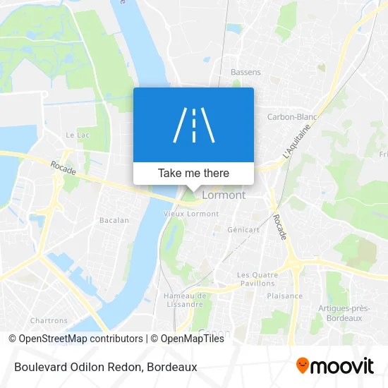 Boulevard Odilon Redon map