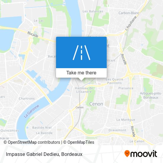 Impasse Gabriel Dedieu map