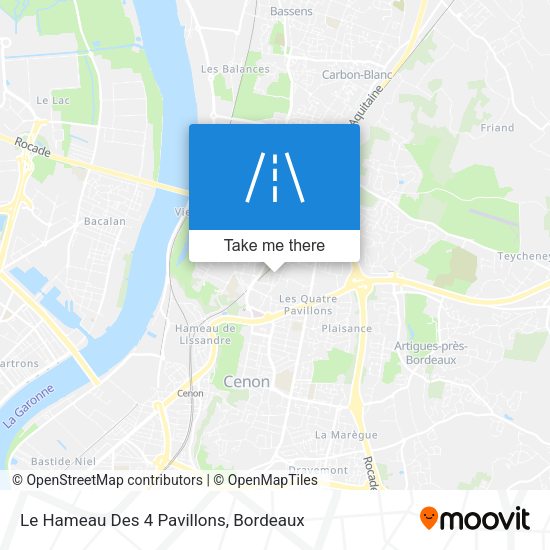 Le Hameau Des 4 Pavillons map