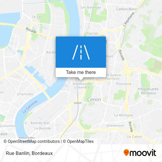 Rue Banlin map