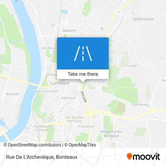 Rue De L'Archevêque map