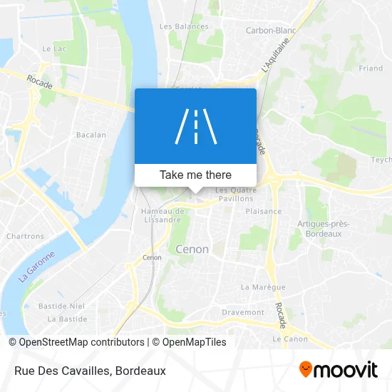 Rue Des Cavailles map