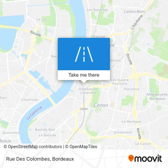 Rue Des Colombes map