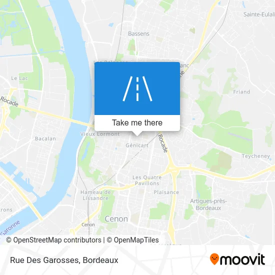 Rue Des Garosses map