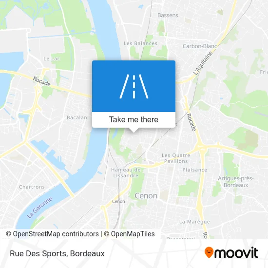 Rue Des Sports map