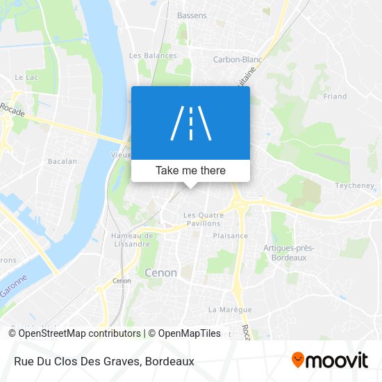 Rue Du Clos Des Graves map
