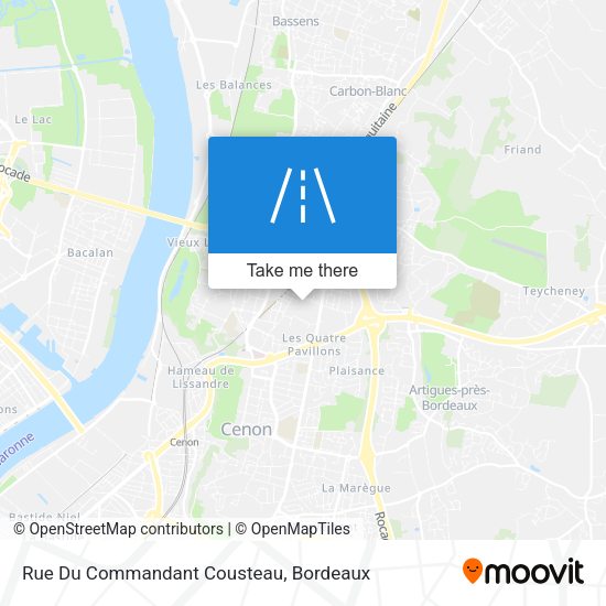 Rue Du Commandant Cousteau map