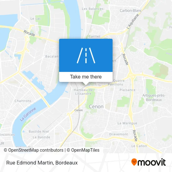 Rue Edmond Martin map