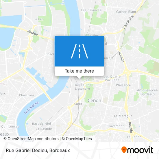 Rue Gabriel Dedieu map