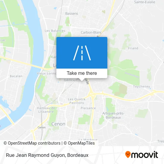 Rue Jean Raymond Guyon map