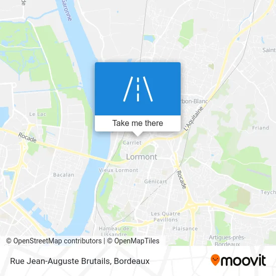 Rue Jean-Auguste Brutails map