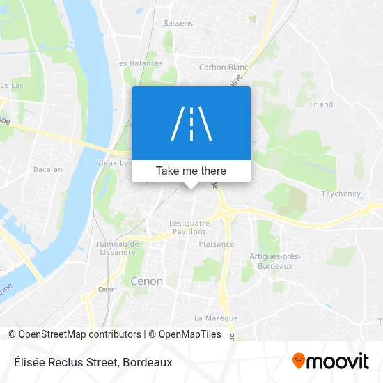 Rue Élisée Reclus map