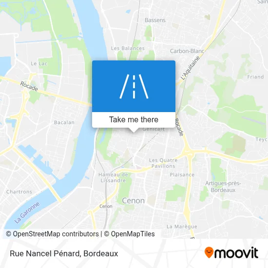 Rue Nancel Pénard map