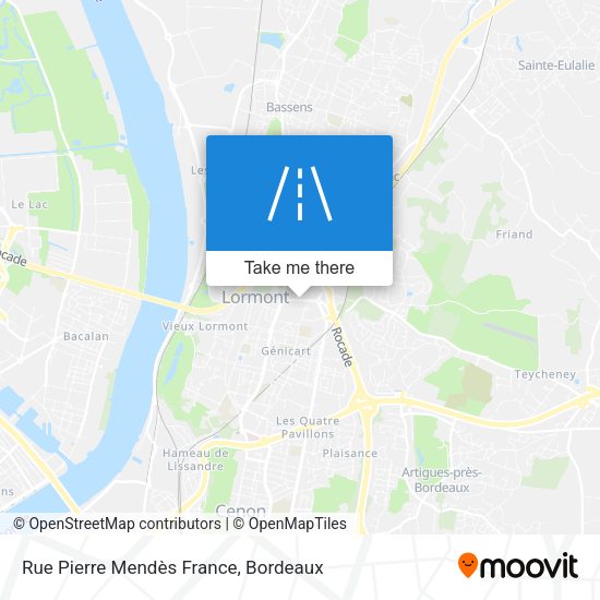Rue Pierre Mendès France map