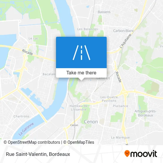 Rue Saint-Valentin map