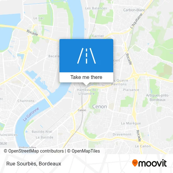 Rue Sourbès map
