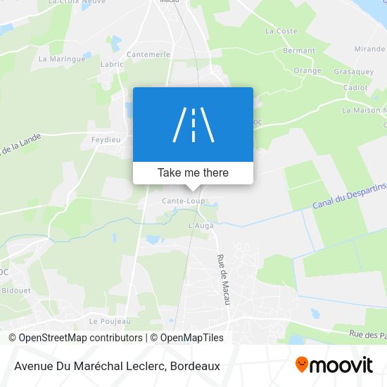 Avenue Du Maréchal Leclerc map