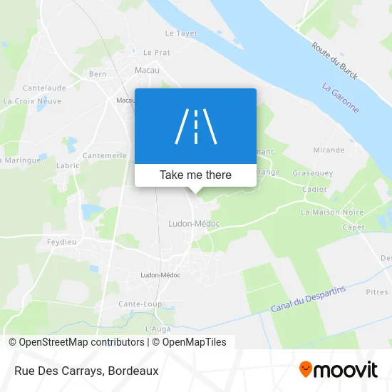 Rue Des Carrays map