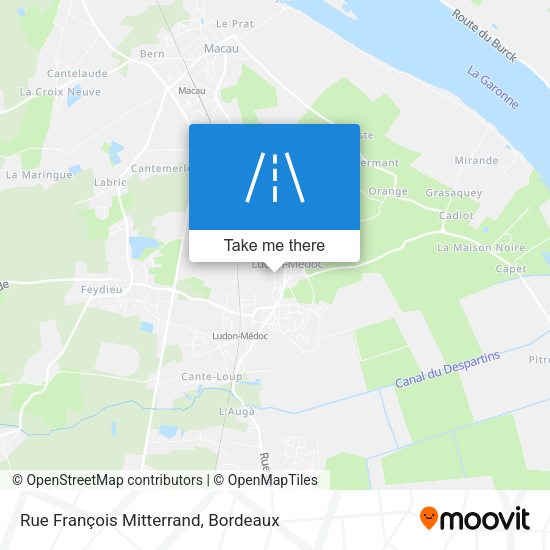 Rue François Mitterrand map